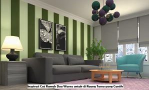 Inspirasi Cat Rumah Dua Warna untuk di Ruang Tamu yang Cantik Cat Rumah Dua Warna