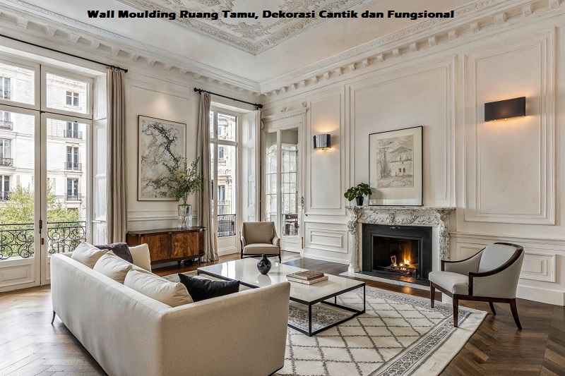 Wall Moulding Ruang Tamu