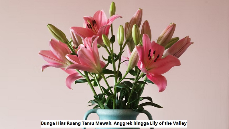 Bunga Hias Ruang Tamu Mewah